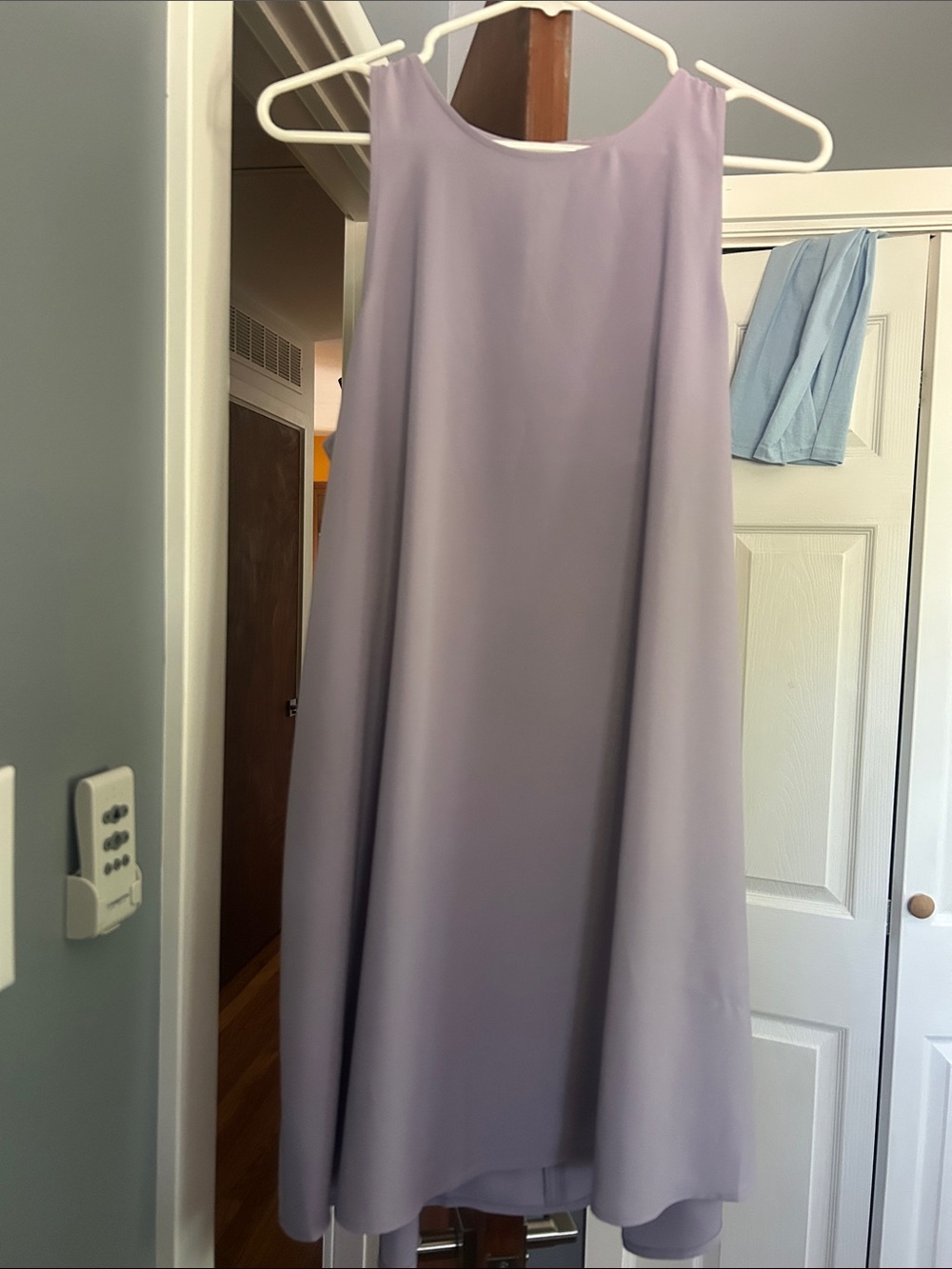 LOFT Lilac A-Line Sleeveless Dress